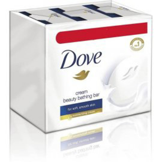 Picture of Dove Cream Beauty Bathing Bar - Set of 3  (3 x 100 g)