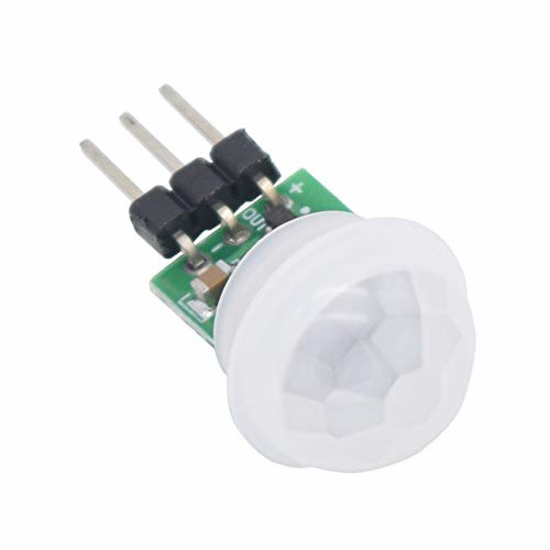 Picture of GROSSIL IR Pyroelectric Infrared PIR Motion Sensor Detector Modules DC 2.7 to 12V(Pack of 5pcs)